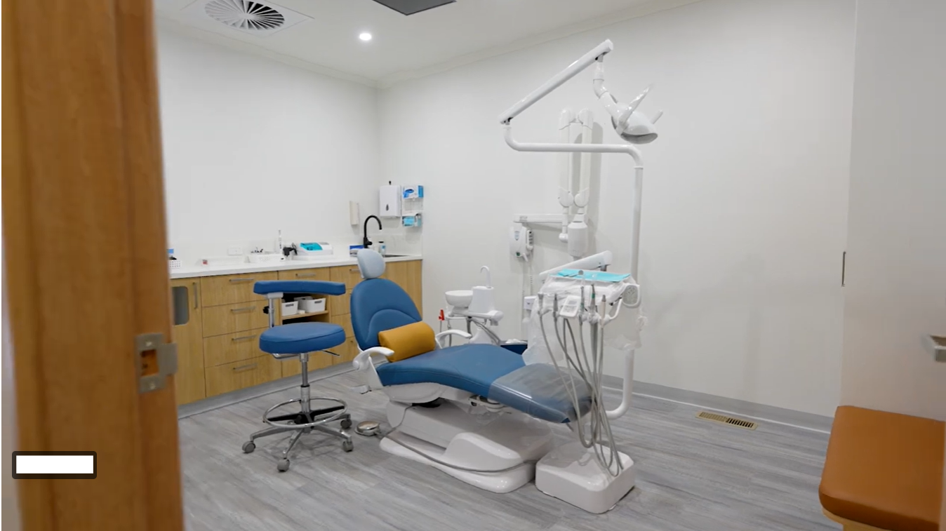 Kyneton Dental — modern treatment room with dental chair and equipment